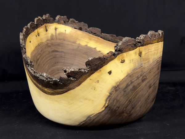 Live Edge Black Walnut Bowl