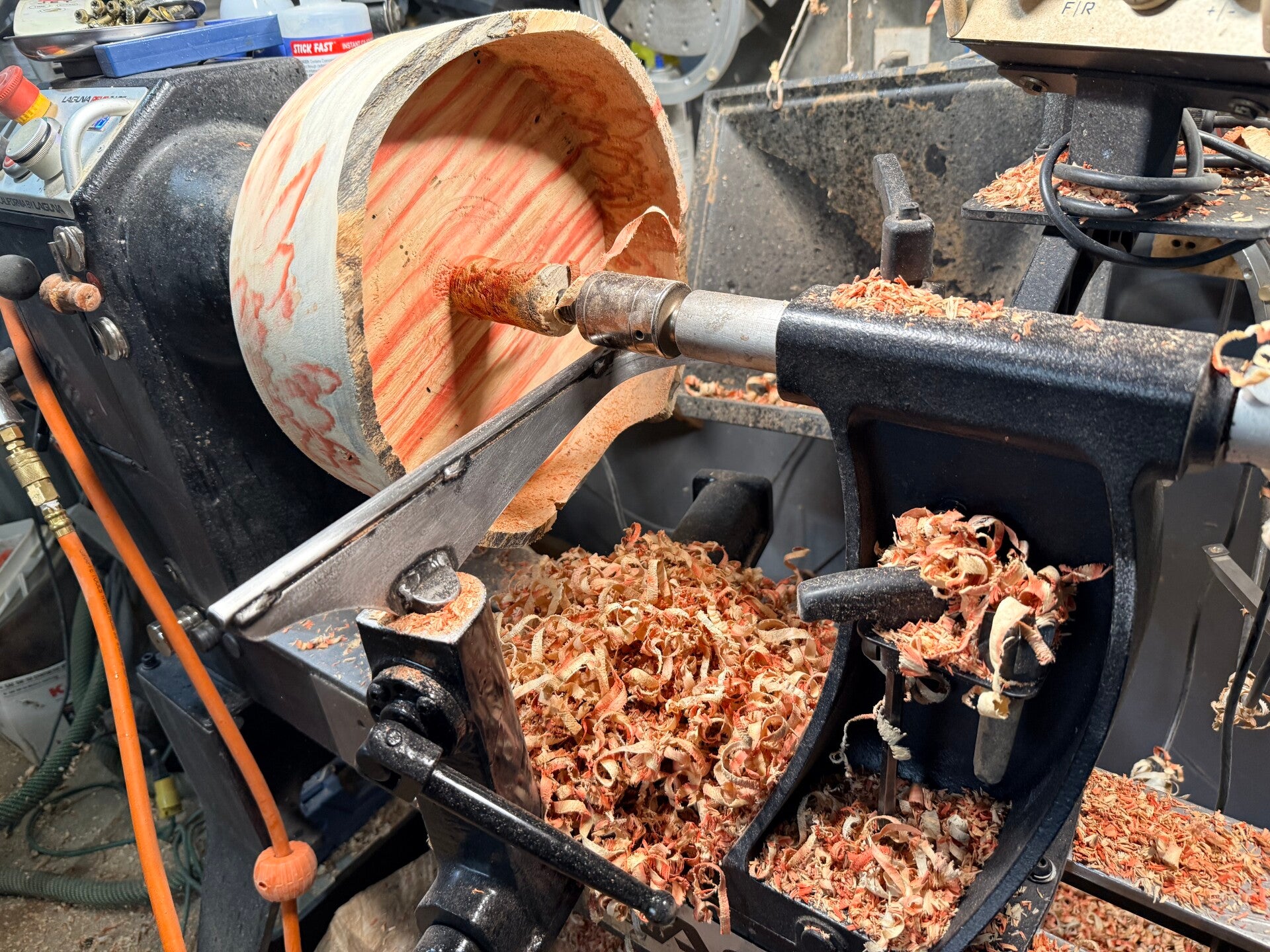 Turning on the lathe